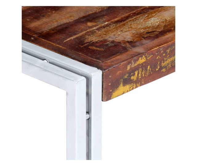 Stolić za kavu, 120 x 60 x 35 cm, reciklirano masivno drvo