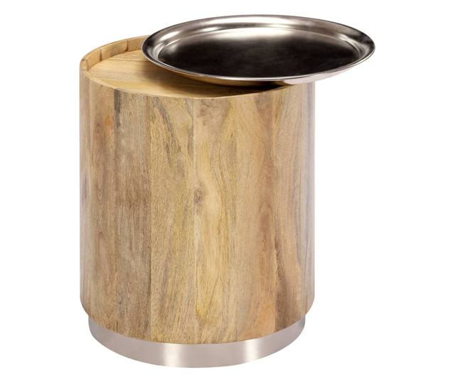 Stolić za kavu, 38x45 cm, masivno drvo manga