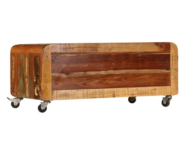 Stolić za kavu, 85 x 55 x 40 cm, reciklirano masivno drvo