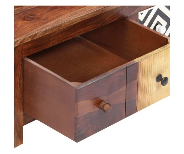 Stolić za kavu, 90 x 50 x 30 cm, masivno drvo sheesham