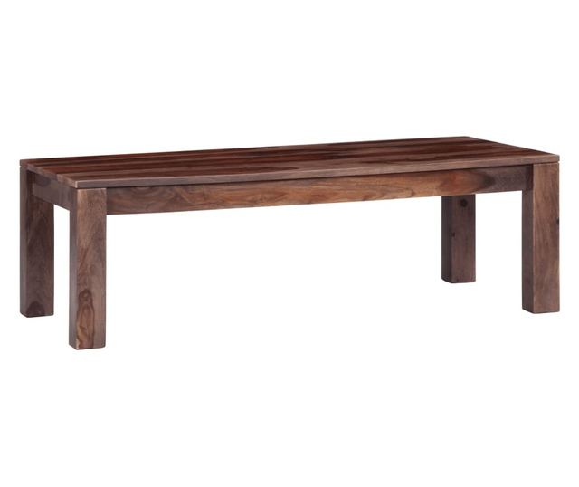 Stolić za kavu, siva, 110 x 50 x 35 cm, masivno drvo sheesham