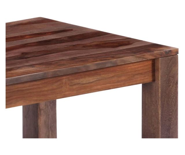 Stolić za kavu, siva, 110 x 50 x 35 cm, masivno drvo sheesham