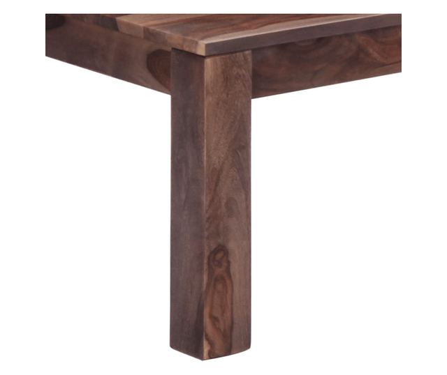 Stolić za kavu, siva, 110 x 50 x 35 cm, masivno drvo sheesham