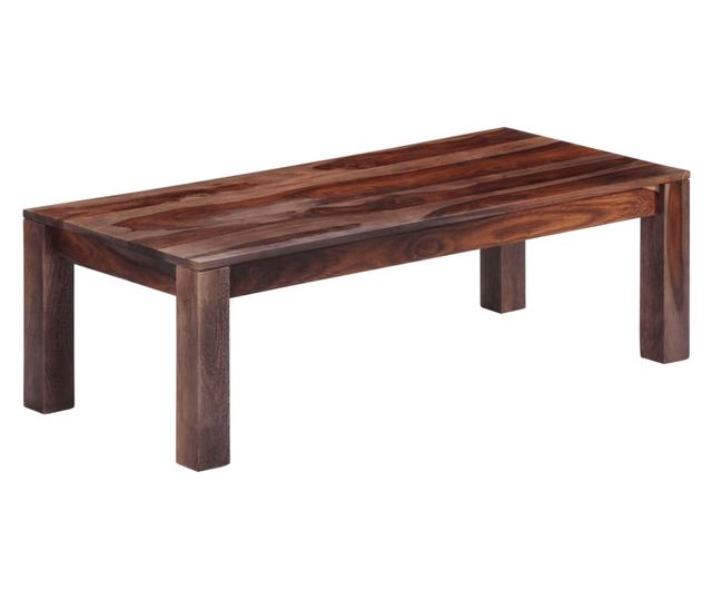 Stolić za kavu, siva, 110 x 50 x 35 cm, masivno drvo sheesham