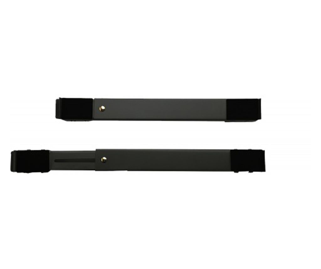 Suport mobil extensibil Zilan ZLN4767 Negru cu roti si anti derapant - 2