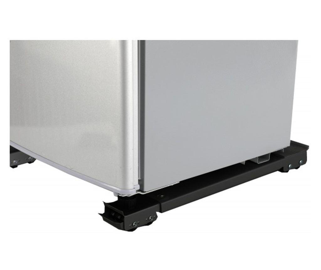 Suport mobil extensibil Zilan ZLN4767 Negru cu roti si anti derapant - 3