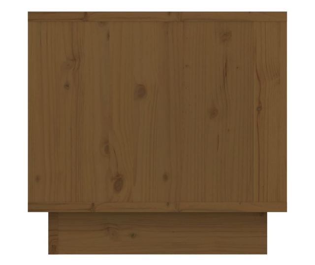 Noćni ormarići, 2 kom., medeno smeđa, 35x34x32 cm, masivno borovo drvo