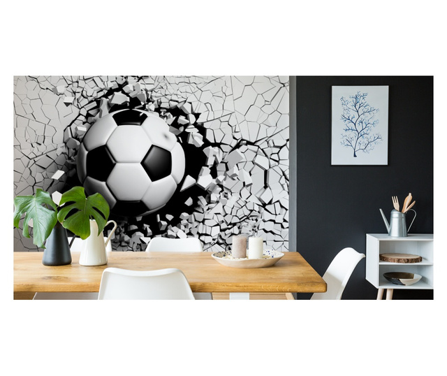 Fototapet Fotbal - Efect 3D  368x254cm