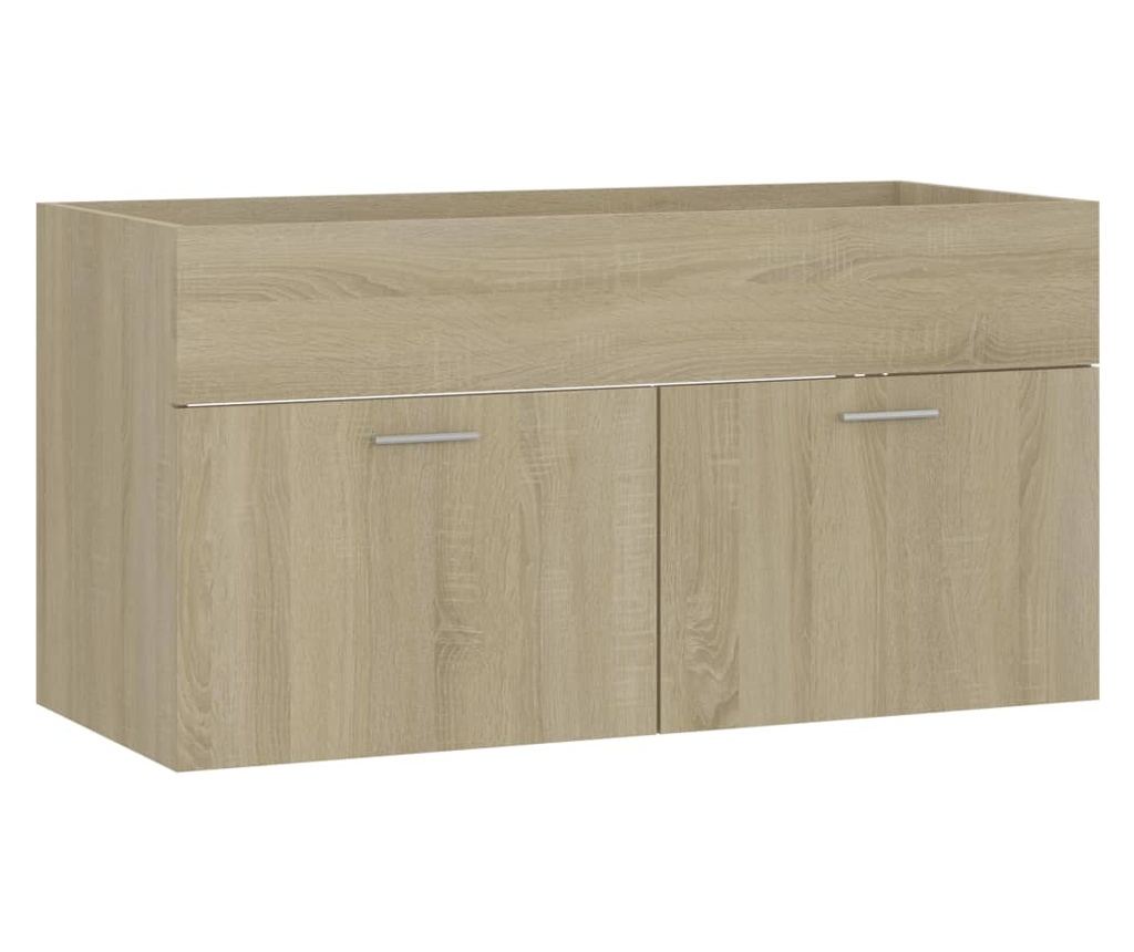 Комплект mobilier много, 2 piese, stejar Sonoma, PAL - 8