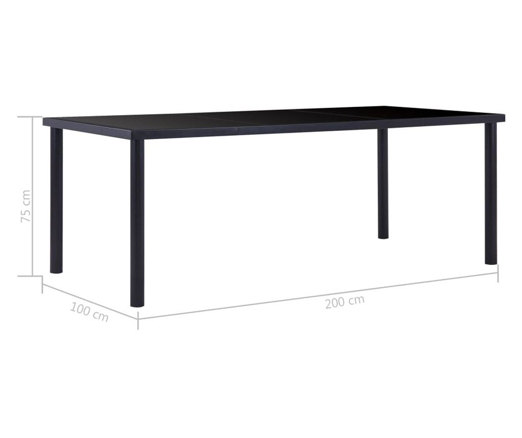 Set kuhinjskog namještaja, 11 dijelova, smeđa, umjetna koža - 10