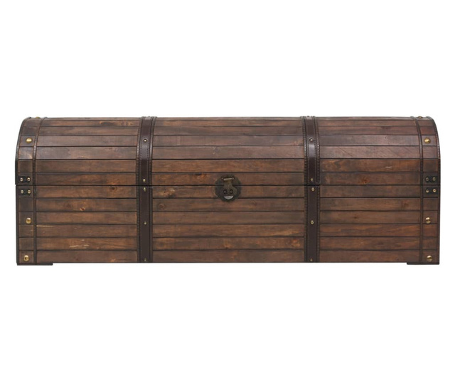 Cufăr de depozitare, lemn masiv, stil vintage 120 x 30 x 40 cm