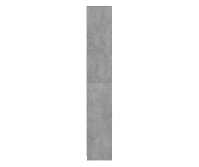 Kupaonski ormarić boja betona 30x30x183,5 cm konstruirano drvo