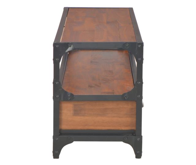 TV komoda s 2 ladice, 120 x 30 x 40 cm, masivno drvo bora