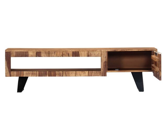 TV komoda, 140 x 30 x 40 cm, masivno drvo sheesham