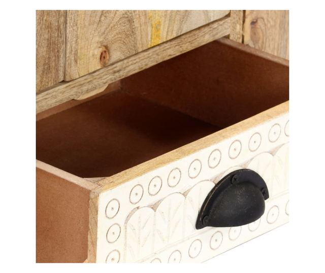 TV komoda, 120 x 30 x 40 cm, masivno drvo manga