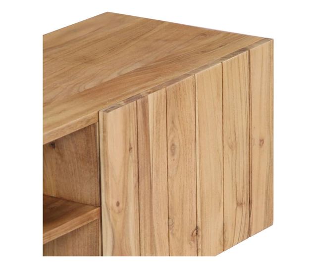 TV komoda, 140 x 30 x 45 cm, masivno drvo akacije