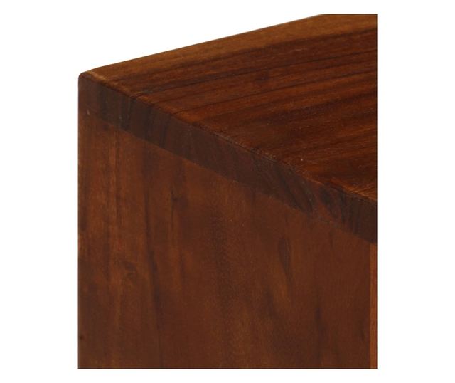 TV komoda s 3 ladice, 110x35x50 cm, masivno drvo akacije