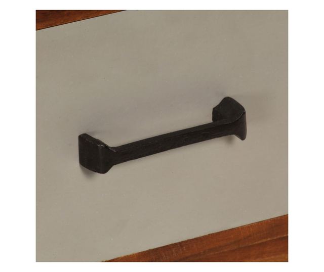 TV komoda s 3 ladice, 110x35x50 cm, masivno drvo akacije