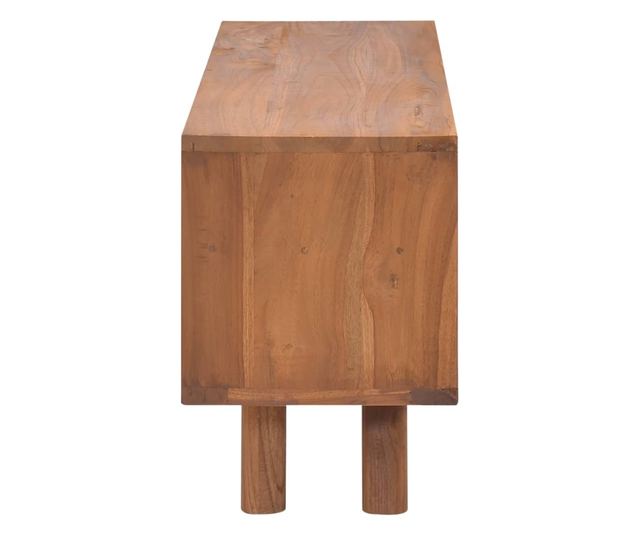 TV komoda, 110x30x45, masivno tikovo drvo