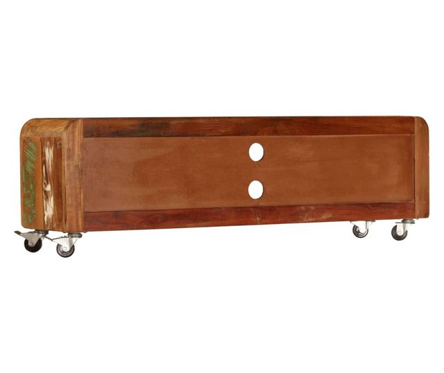 TV komoda, 120 x 30 x 36 cm, reciklirano masivno drvo