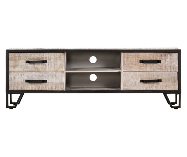 TV komoda, 120 x 30 x 40 cm, masivno drvo akacije