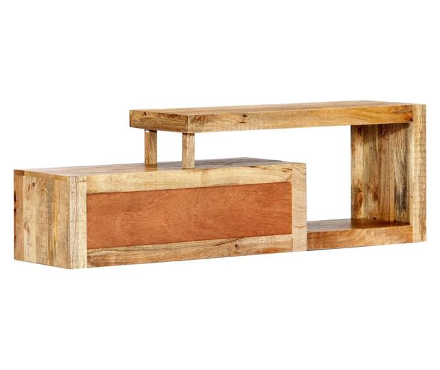 TV komoda, 120 x 30 x 40 cm, masivno drvo manga