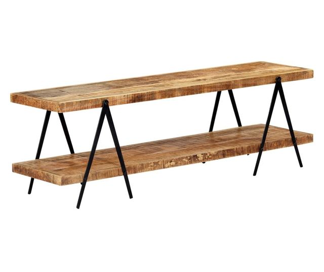 TV komoda, 160x40x50 cm, masivno drvo manga