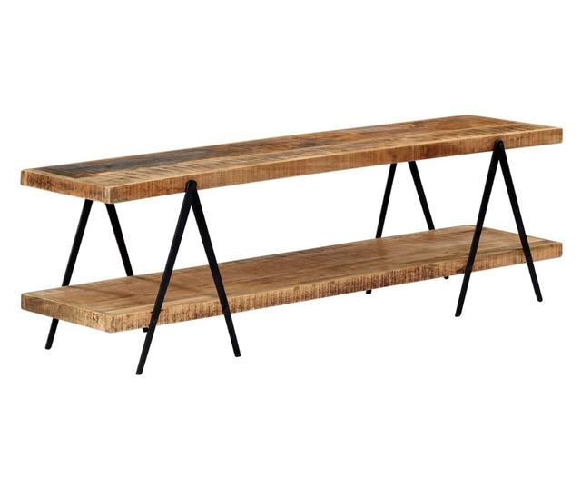 TV komoda, 160x40x50 cm, masivno drvo manga