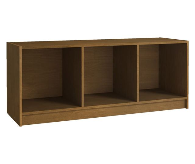 TV ormarić smeđa boja meda 104 x 33 x 41 cm od masivne borovine