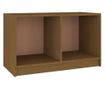 TV ormarić smeđa boja meda 70 x 33 x 42 cm od masivne borovine