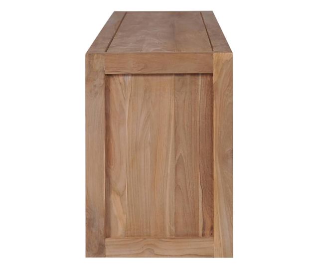 TV komoda, 120 x 30 x 40 cm, tikovina s prirodnim završetkom