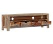 TV komoda, 130 x 30 x 40 cm, masivno drvo sheesham