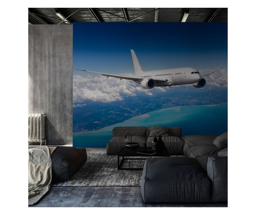 Fototapet pentru Living AVION Peisaj 3D  270x180cm - 6