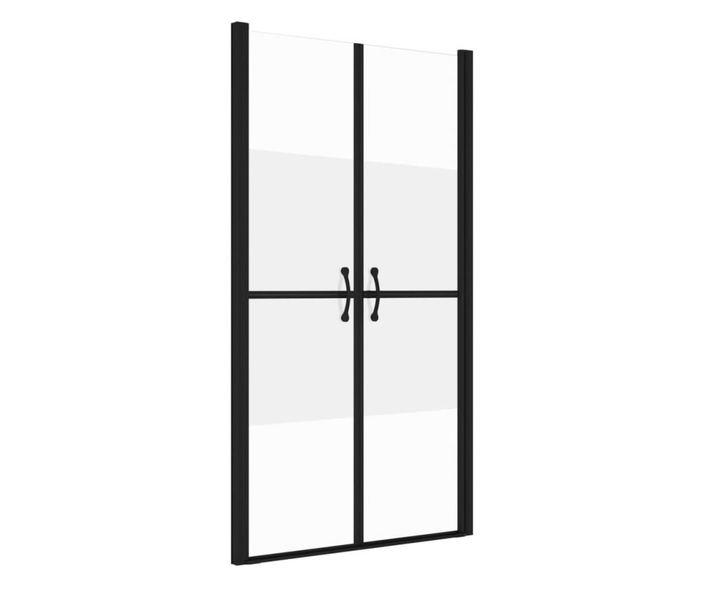 Врата за душ, полуматирано ESG стъкло, (98-101)x190 см - 2