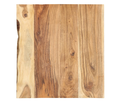 Blat łazienkowy, lite drewno akacjowe, 58x55x2,5 cm