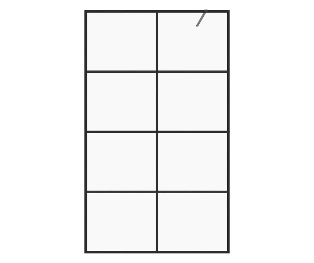 Стена за душ с прозрачно ESG стъкло, 140x195 см - 5