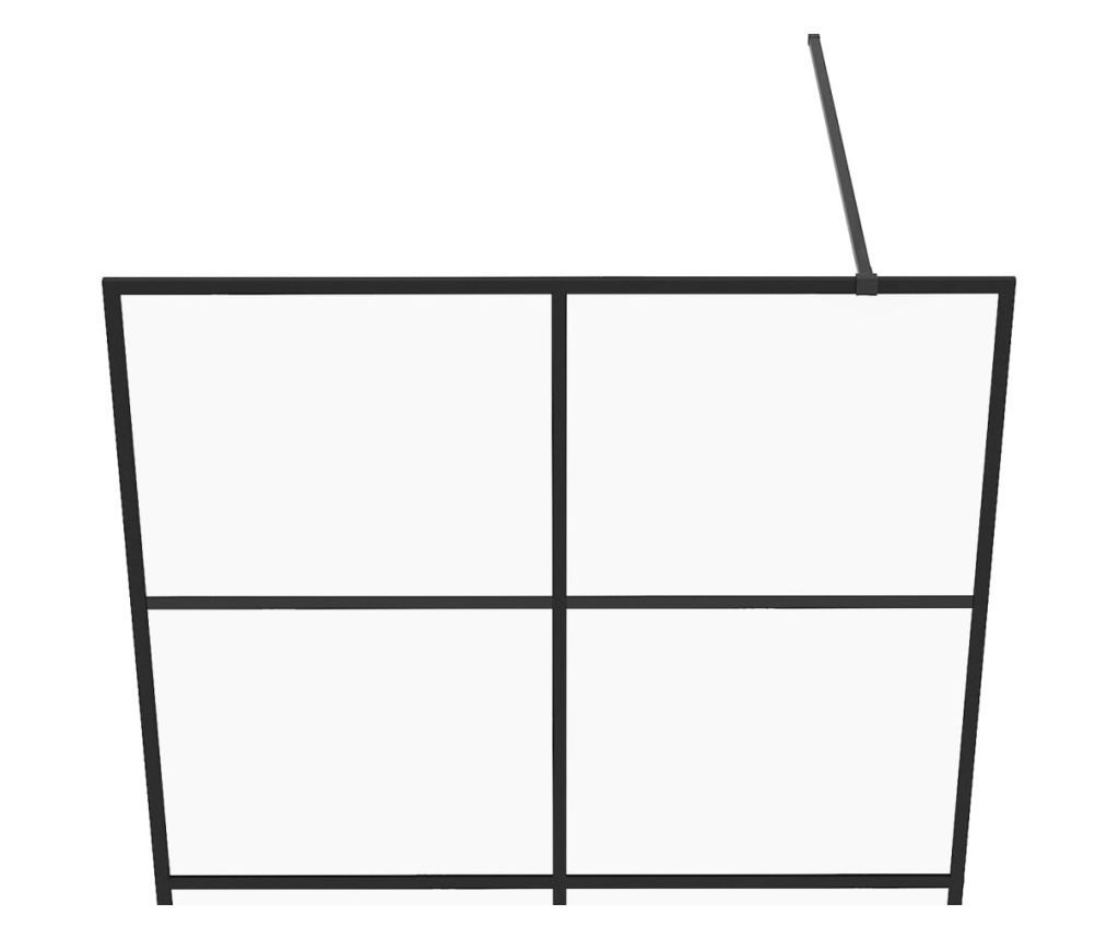 Стена за душ с прозрачно ESG стъкло, 140x195 см - 6