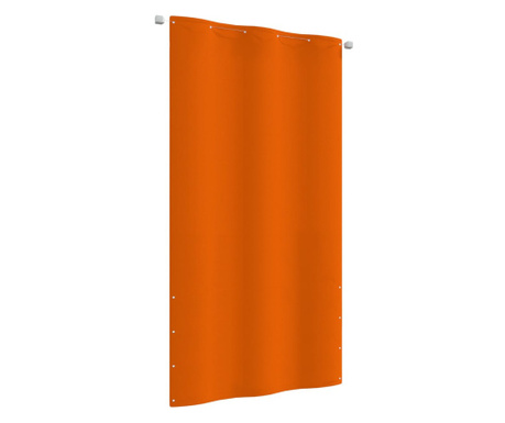 Балконски параван, оранжев, 120x240 см, плат оксфорд