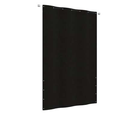 Balkónová zástěna černá 140 x 240 cm oxfordská látka