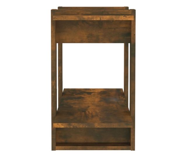 Polica/pregrada za sobu, dimljeni hrast, 80x30x51 cm