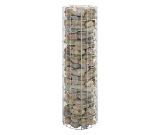 Strat înălțat gabion, Ø30x100 cm, oțel galvanizat, circular