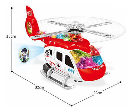 Детски хеликоптер с проекция EmonaMall - Код W4542