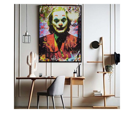 Tablou canvas, joker, celebritati, abstract, living,  70x70 cm