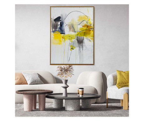 Tablou canvas, abstract, minimalist, multicolor, pentru sufragerie,