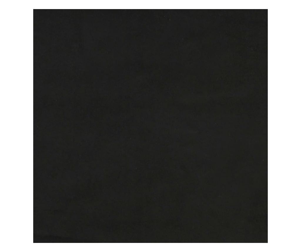 Пейка, черна, 110x76x80 см, кадифе - 7