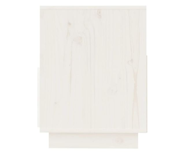 TV komoda, bijela, 140x37x50 cm, masivno borovo drvo