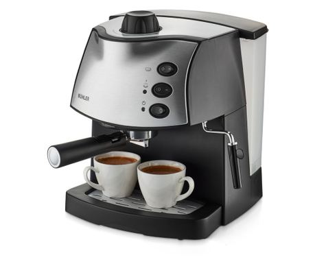 Еспресо машина Muhler MCM-1587, 1.8L, 850W, Сив/Черен - Код G8525