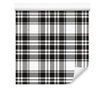 Tapet Tartan Negru-Alb  0,53x10m