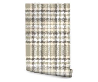 Tapéta Skót kocka retró stílusban Méret Vlies, Divat, Decor, Modern kivitelben, Iroda, Kl 0,53x10m