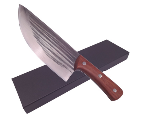IdeallStore® vadászkés, kézzel készített, Destiny Blade, 31,5 cm, rozsdamentes acél, barna